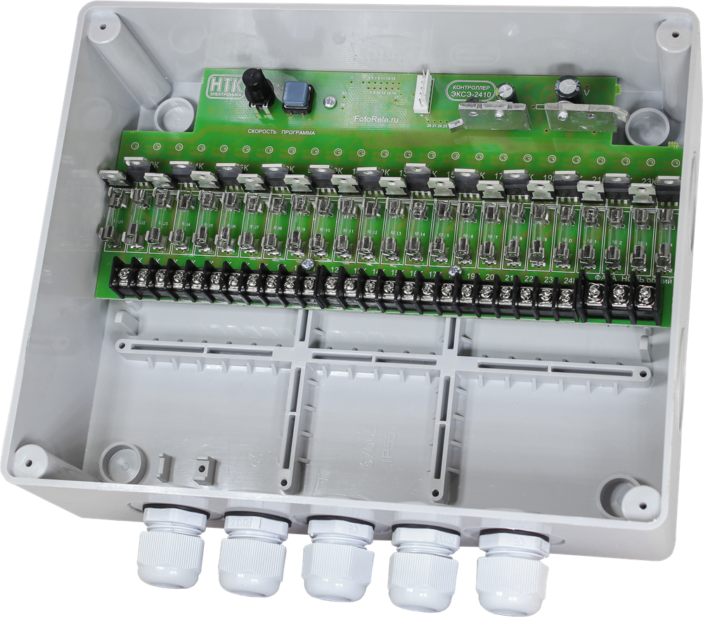 Светоконтроллер ЭКСЭ-2410 (48 А/IP56)
